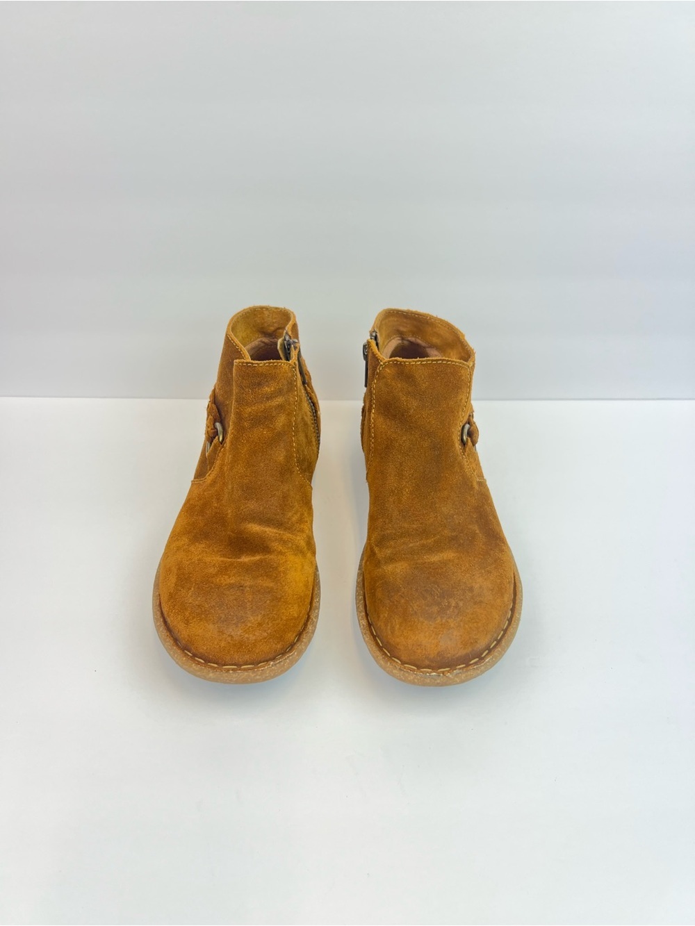 Born Women's Toya Distressed Suede Ankle Boot Brown Size US 7.5 Euro 38.5 - Picture 8 of 9